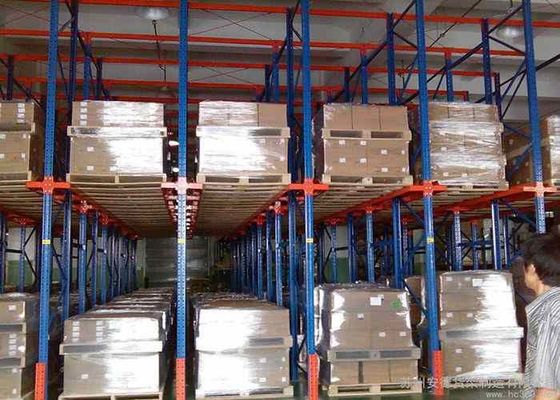 গুণ  Metal Drive In Pallet Racking Manufacturers 1500kg/Pallet Warehouse Shelving System কারখানা