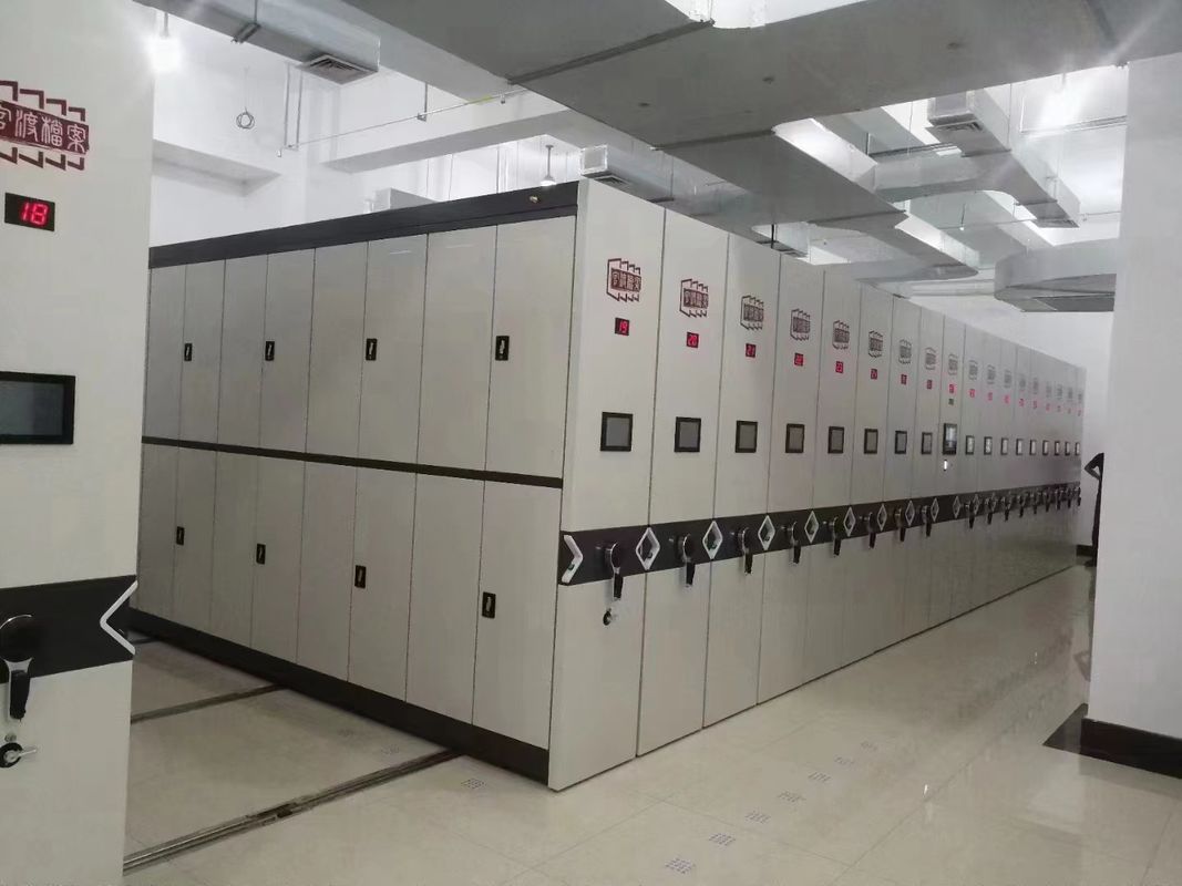 সিকিউরিটি লক সহ মোবাইল গ্রে ফাইল ক্যাবিনেট 200 পাউন্ড ক্যাপাসিটি জারা সুরক্ষা শেল্ফ সিস্টেম
