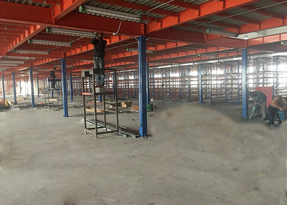 টেকসই র্যাক সমর্থিত Mezzanine মেঝে শিল্প Mezzanine সিস্টেম