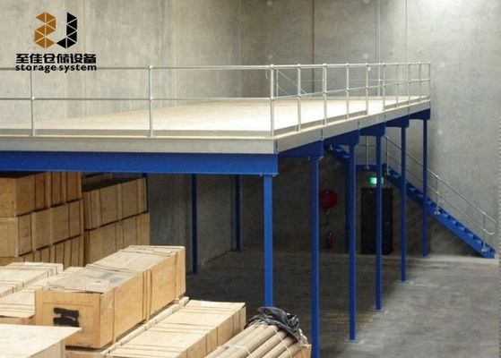 নিরাপত্তা ইস্পাত কাঠামো শিল্প Mezzanine মেঝে, একত্রিত Mezzanine স্টোরেজ প্ল্যাটফর্ম