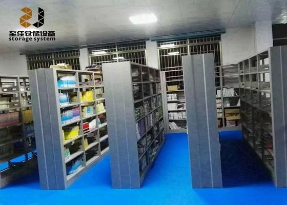 পাউডার লেপ কমপ্যাক্ট শেল্ফিং সিস্টেম সহজ একত্রিত উচ্চ ঘনত্ব স্টোরেজ র্যাক সিস্টেম